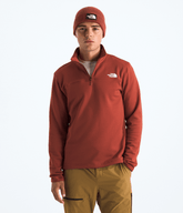 Men’s Cedar Trail Grid Fleece ¼-Zip - Iron Clay