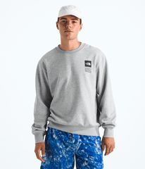 Unisex TNF™ Celebration Relaxed Crew—Graphic - TNF Light Grey Heather