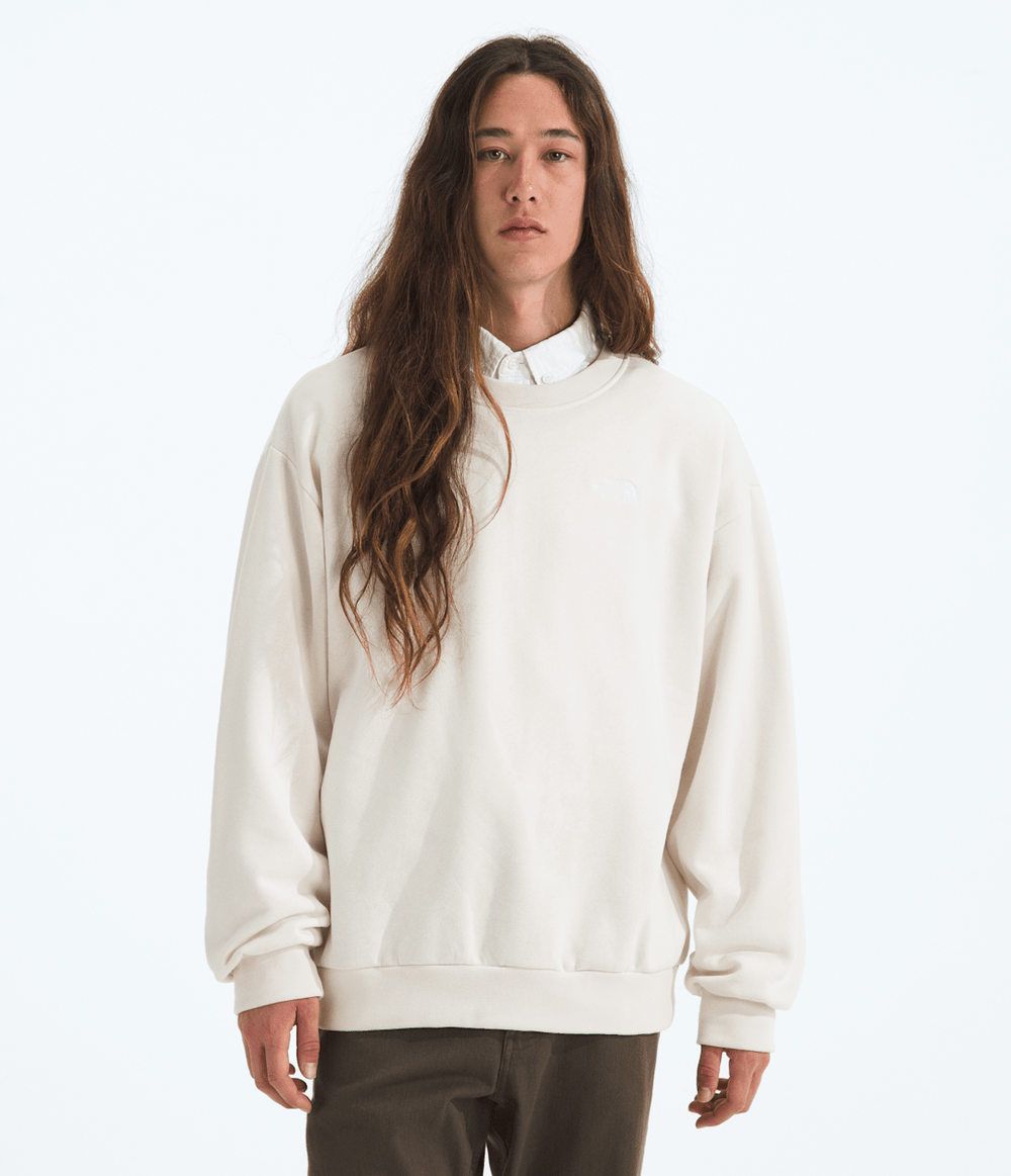 Men’s Evolution Simple Dome Oversized Crew - White Dune