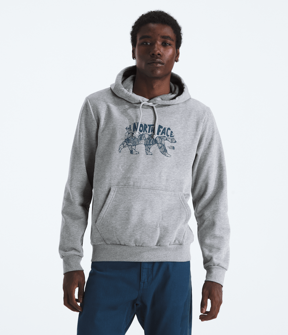 Men’s Evolution TNF™ Bear Hoodie—Graphic - TNF Pale Grey Heather