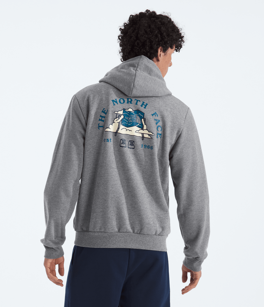 Men’s Evolution Travel-Cloud Hoodie—Graphic - TNF Mid Grey Heather