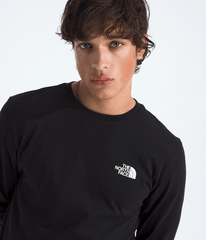Men’s Long-Sleeve Simple Dome Tee - TNF Black