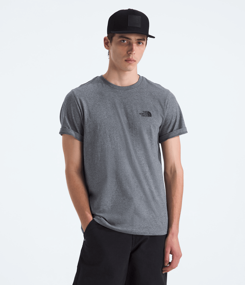 Men’s Short-Sleeve Simple Dome Tee - TNF Medium Grey Heather