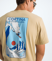 Men’s Mountain Celebration Regular Short-Sleeve Tee—Graphic - Khaki Stone