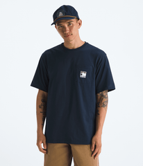 Men's Mountain Logo Relaxed Pocket Tee - Summit Navy