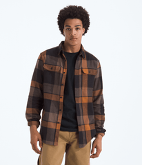 Men’s Arroyo Flannel Shirt—Plaid - Burnt Umber Macro Small Plaid
