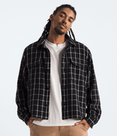 Men’s Valley Twill Utility Shacket - TNF Black Grid