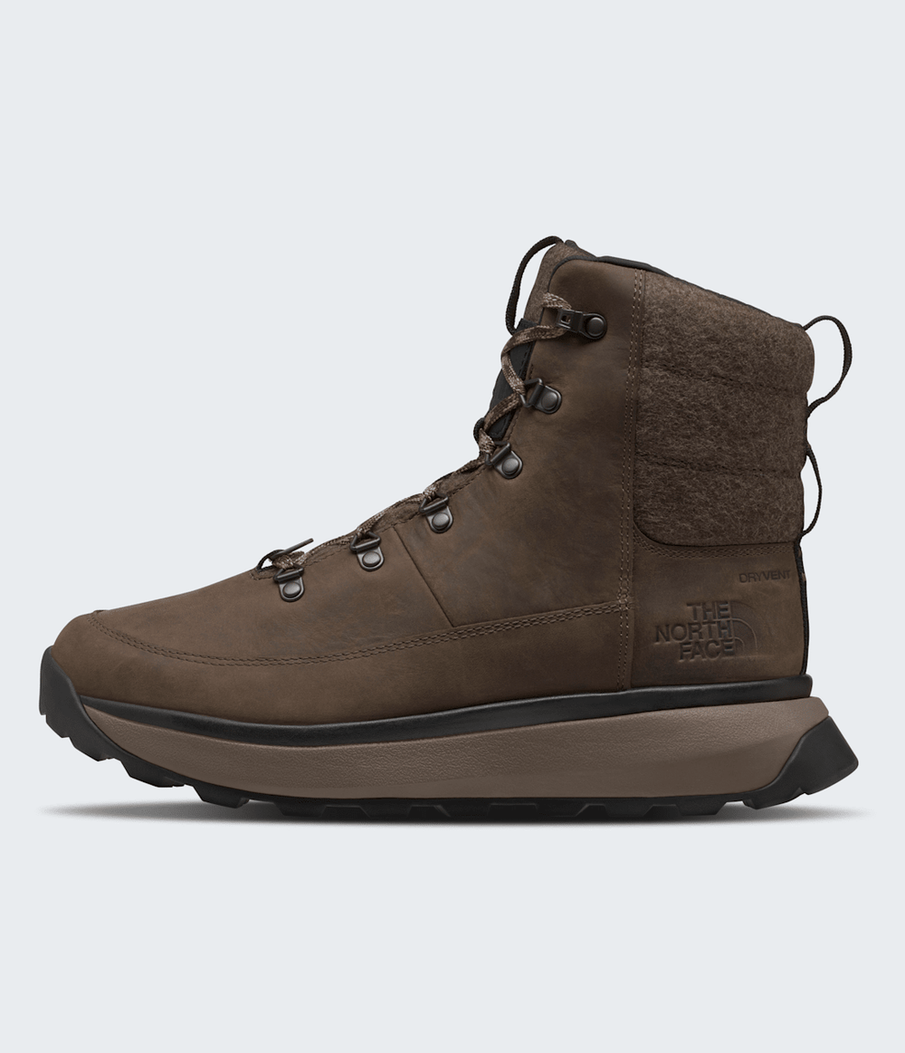 Men’s Bergen Leather Waterproof Boots - Demitasse Brown/TNF Black