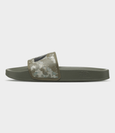 Men’s Base Camp Slides III - Military Olive Stippled Camo Print/TNF Black