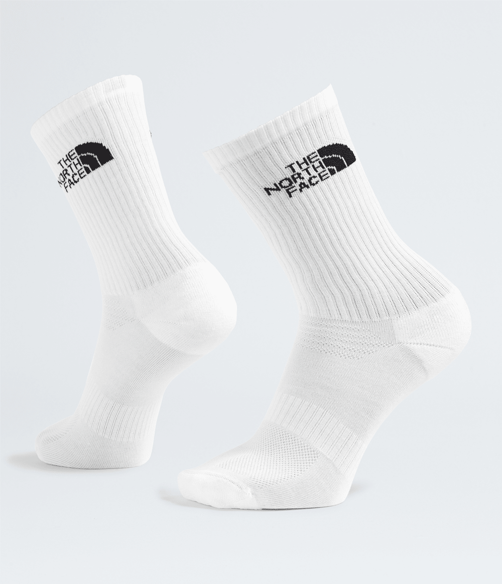 Multisport Cush Crew Socks—3P - TNF White