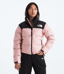 Women’s 1996 Retro Nuptse Jacket - Metal Pink-Tnf Black