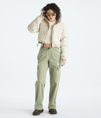 Women’s Nuptse Short DTM Jacket - White Dune