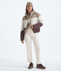 Women’s Frost Fall Hooded Jacket - Mushroom Grey/White Dune