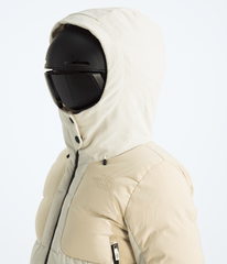 Women’s Cold Spell Corduroy Cropped Down Jacket - Gravel/White Dune