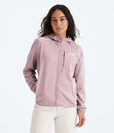Women’s TNF™ Performance Fleece Full-Zip Hoodie - Metal Pink