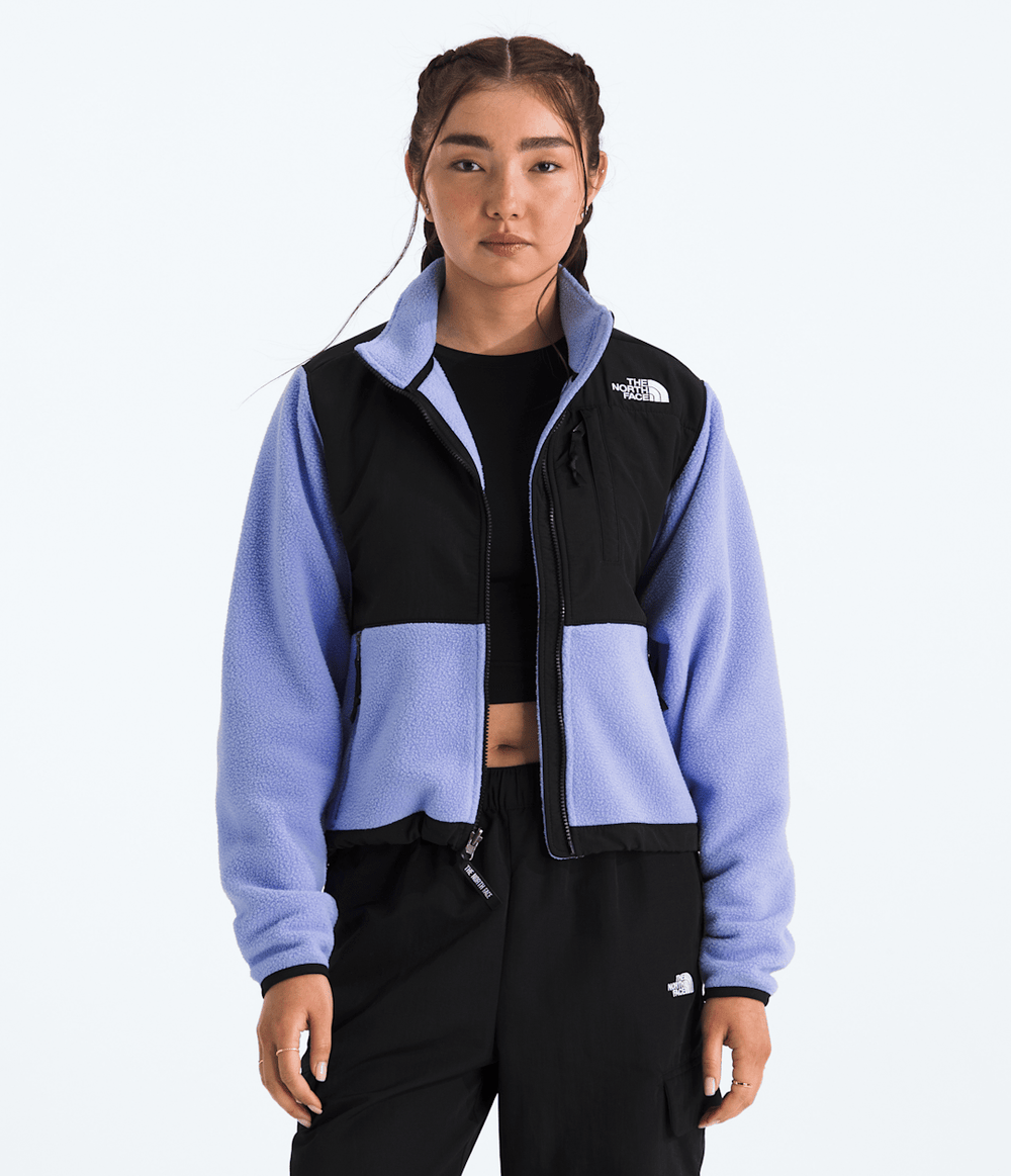 Women’s Retro Denali Jacket - Periwinkle Glow-Tnf Black