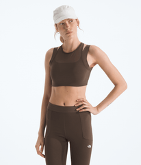 Women’s Refina Double-Layer Bra - Smokey Brown