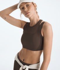 Women’s Refina Double-Layer Bra - Smokey Brown