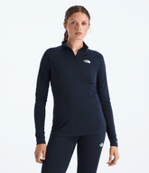 TNF X Smartwool Women’s Merino Blend 150 Long-Sleeve ¼-Zip - Deep Navy