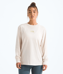 Women’s Floral Alpine Relaxed Long-Sleeve Tee - White Dune