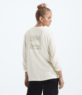 Women’s Evolution Box NSE Fill Light Long-Sleeve Tee—Graphic - White Dune