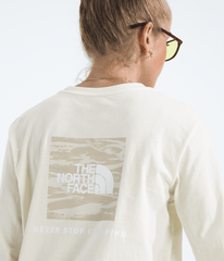 Women’s Evolution Box NSE Fill Light Long-Sleeve Tee—Graphic - White Dune