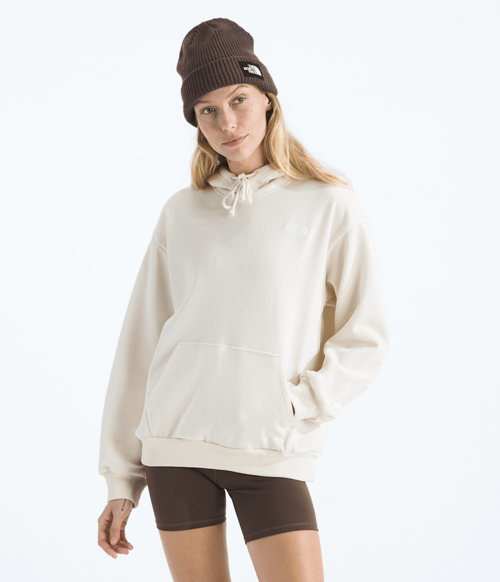 Women’s Evolution Simple Dome Oversized Hoodie - White Dune