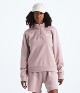 Women’s Evolution Simple Dome Regular ¼-Zip - Metal Pink