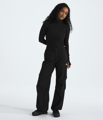 Women's Woven Loose Trousers - TNF Black