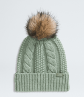 Women’s Oh Mega Fur Pom Beanie - Slate Moss