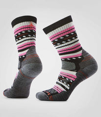 TNF X Smartwool Women's HIKE Light Cushion Margarita Crew Socks - Black