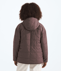 Girls’ Reversible Shasta Short Parka - Tawny Quartz