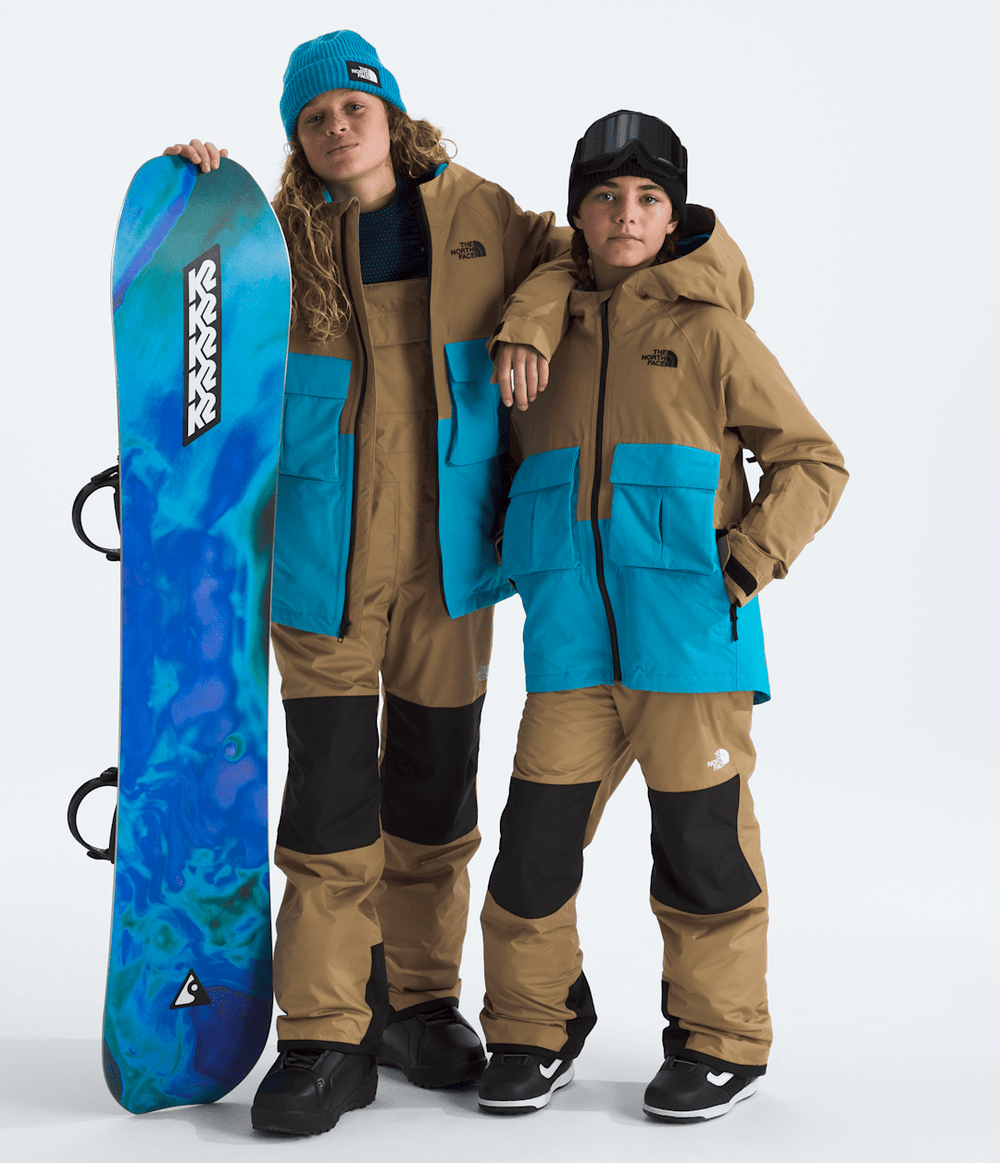 Boys’ & Girls’ Dragline Jacket - Utility Brown/Meridian Blue