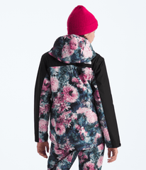 Girls’ Freedom Insulated Jacket—Print - Pale Blossom Frozen Floral Print