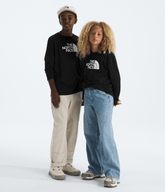 Boys’ & Girls’ Evolution Half Dome Long-Sleeve Tee - TNF Black