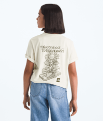 Boys’ & Girls’ Evolution Disconnect Short-Sleeve Tee—Graphic - White Dune