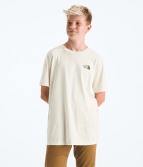 Boys’ & Girls’ Evolution Disconnect Short-Sleeve Tee—Graphic - White Dune