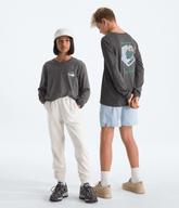 Boys’ & Girls’ Evolution Disconnect Long-Sleeve Tee—Graphic - Anthracite Grey