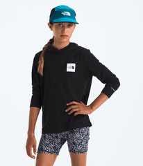 Boys’ & Girls’ Adventure Long-Sleeve Hoodie—Graphic - TNF Black