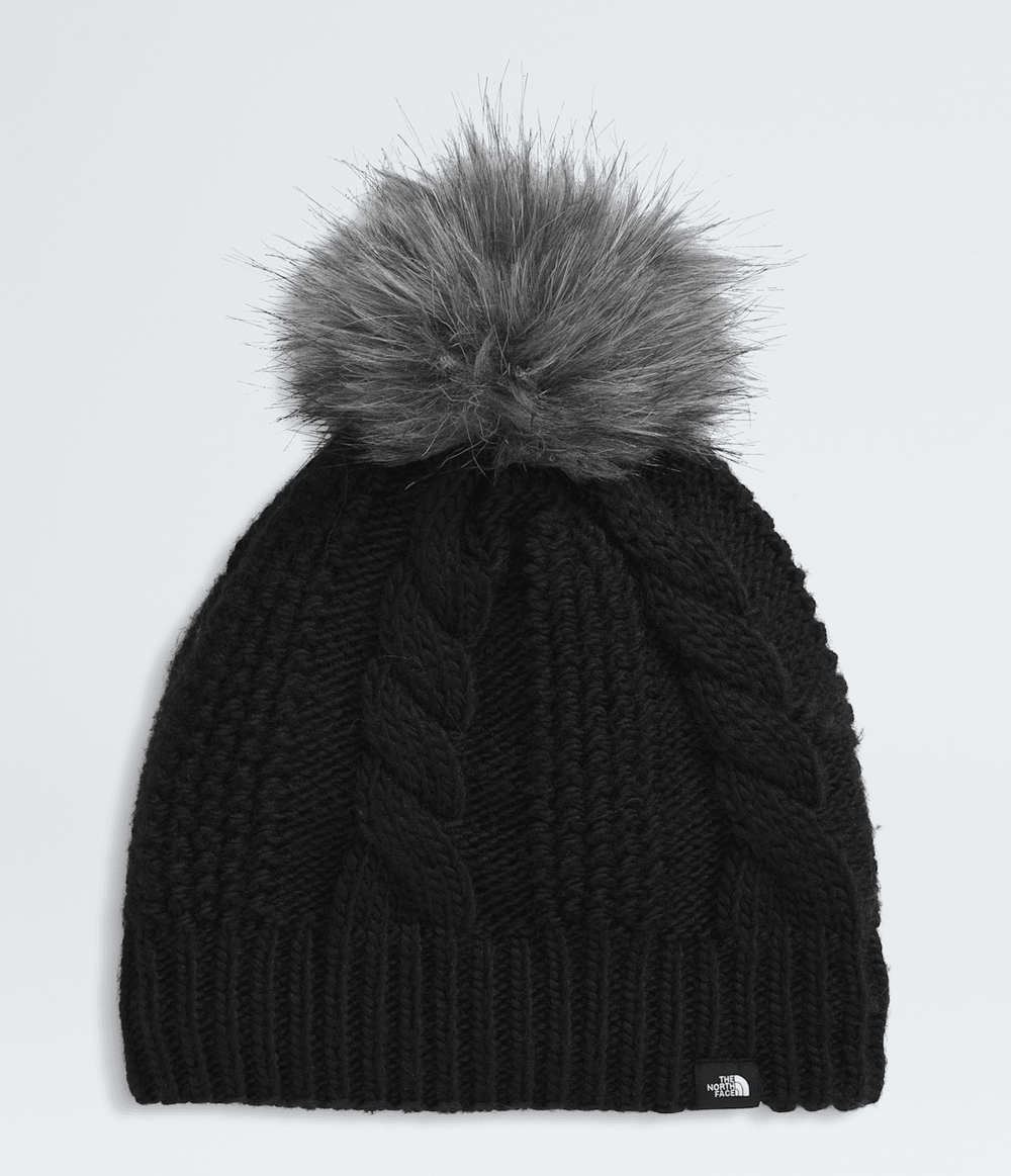 Kids’ Lined Oh Mega Fur Pom Beanie - TNF Black