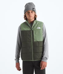 Boys’ Reversible Shasta Vest - New Taupe Green/Bark Mist
