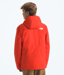 Boys’ Warm Antora Rain Jacket - Lava Red