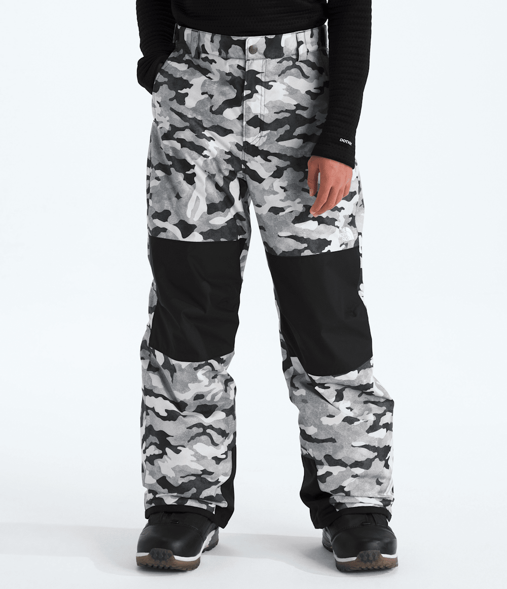 Boys’ Freedom Insulated Pants—Print - Smoked Pearl TNF Camo Small Print
