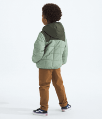 Kids’ Reversible Shasta Full-Zip Hooded Jacket - Slate Moss/New Taupe Green