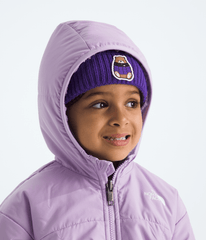 Girls’ Reversible Shasta Full-Zip Hooded Jacket - Lite Lilac