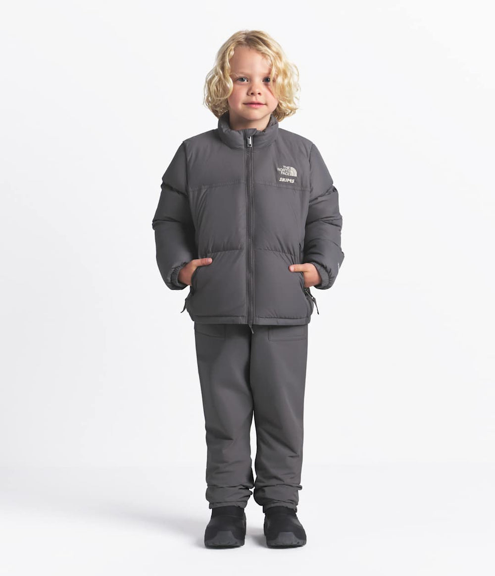 The North Face X SKIMS Kids' 1996 Nuptse Jacket - Sk Gunmetal