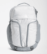 Women’s Surge Backpack - TNF White Metallic Melange/Mid Grey