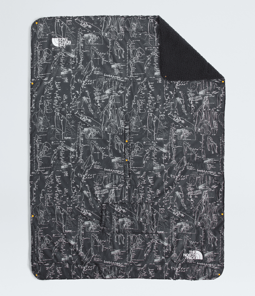 Wawona Fuzzy Blanket - Anthracite Grey Conrad