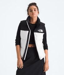 Women’s 1996 Retro Nuptse Vest - White Dune/TNF Black/Recycled Down