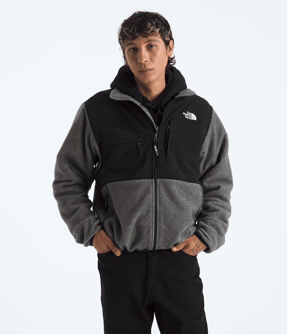 Men’s Retro Denali Jacket - TNF Mid Grey Heather/TNF Black
